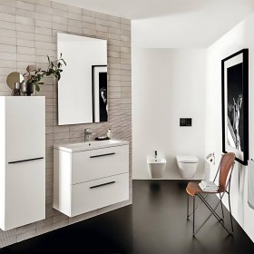 Sanitari Sospesi I Life S 35 x 48 Rimless a profondità ridotta IDEAL STANDARD